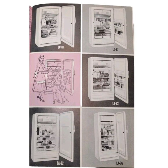 Ephemera General Electric Refrigerator Manual and Recipe Cookbook Journal VTG - Picture 6 of 7